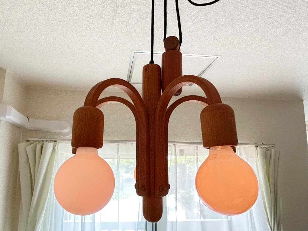 点灯確認済み 昇降式 ドムス 5灯 シャンデリア Domus ランプ ライト