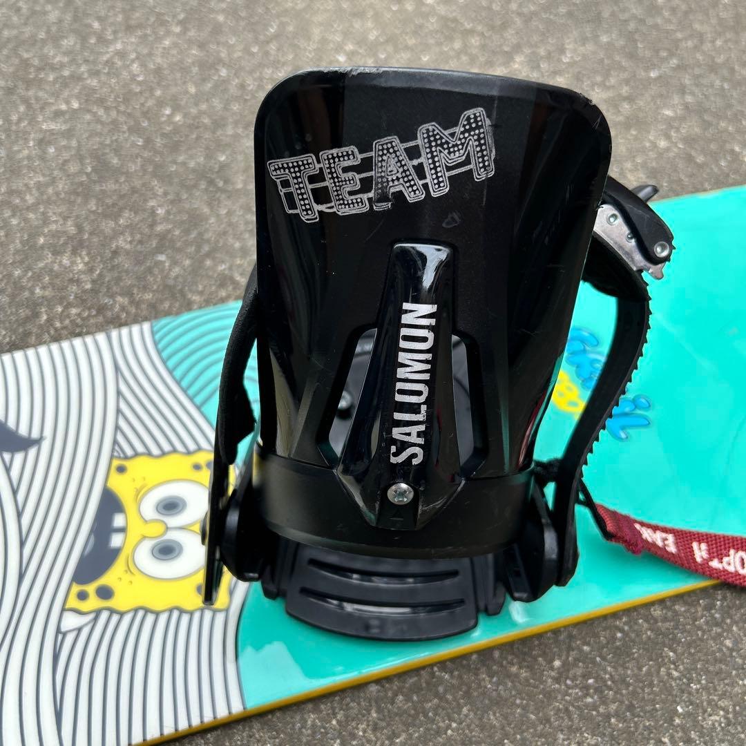 SALOMON ボード&ビンディング　リーシュコード　スノボバック　4点セット