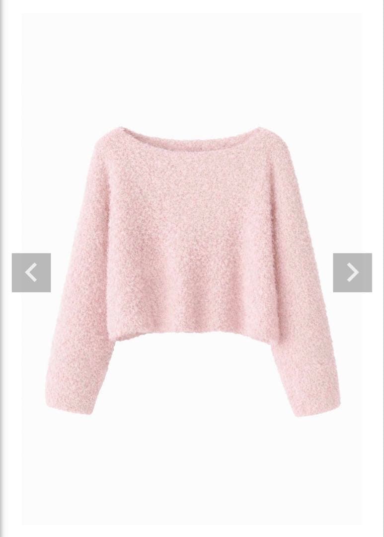 ACYM ミルキーカラーボリュームニット