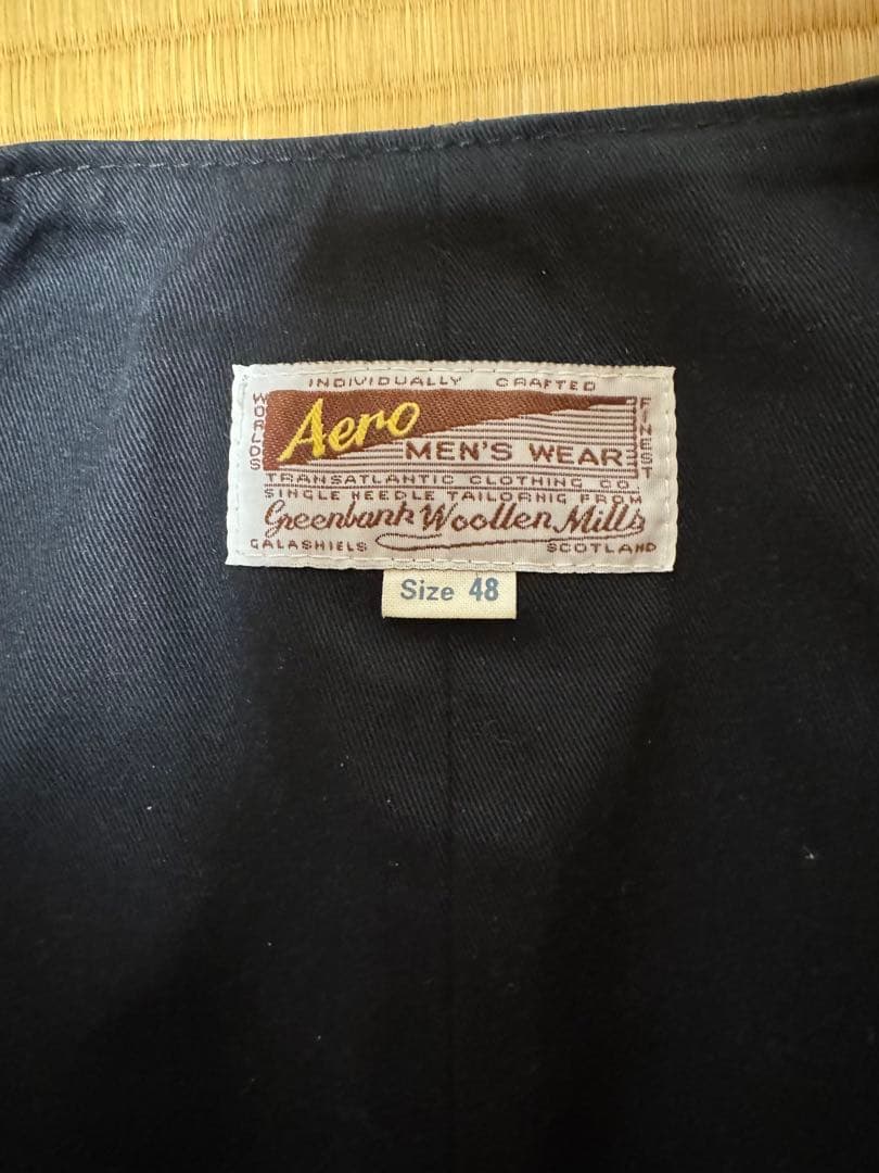 エアロレザー　Shackleton レザーベスト　美品