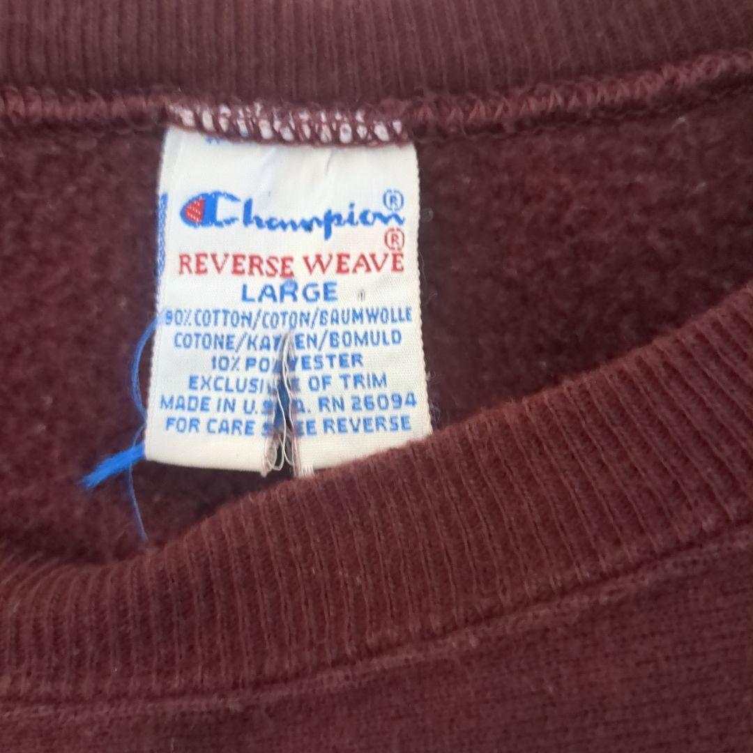 チャンピオン USA製 リバースウィーブ 刺繍タグ L