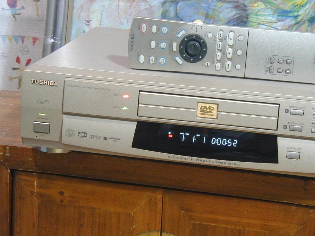 【上位機種の実力】★☆Toshiba　東芝 DVDプレーヤー　SD-5000