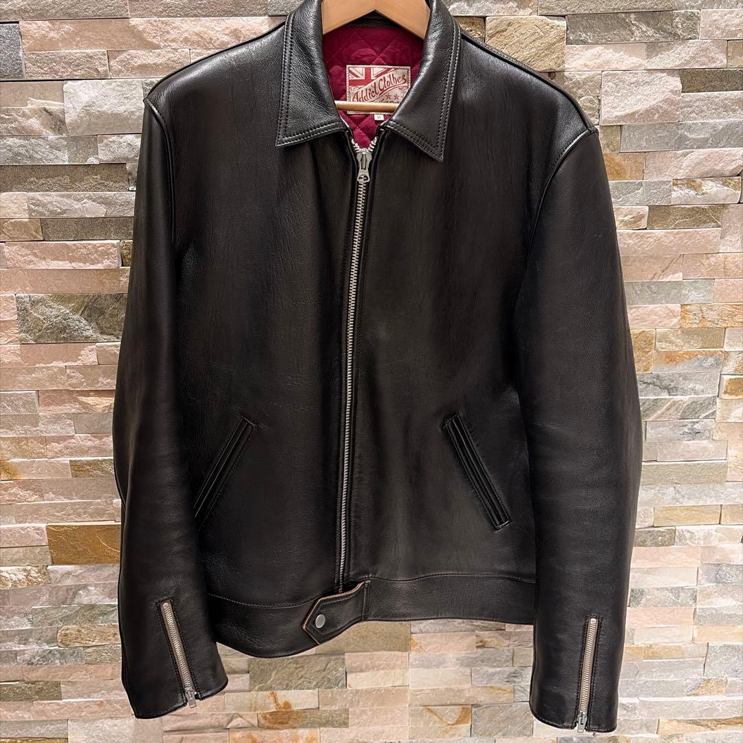 Addict Clothes シープ　シングルライダースジャケット 48