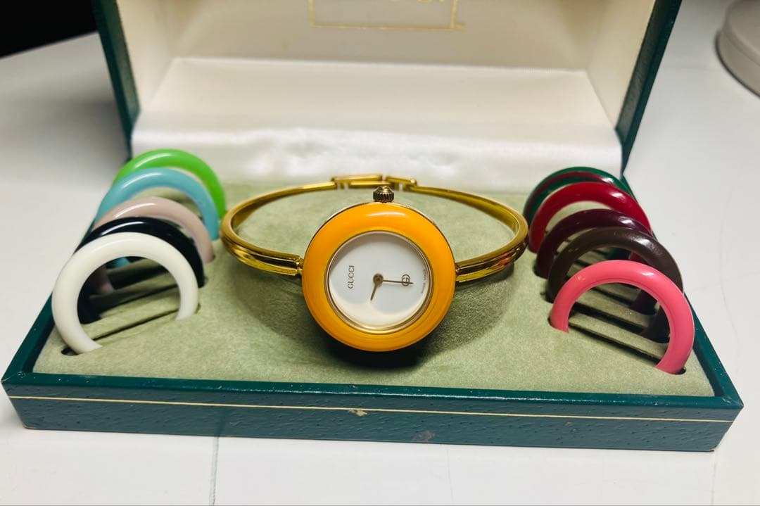 【稼働品】GUCCI チェンジベゼル　時計