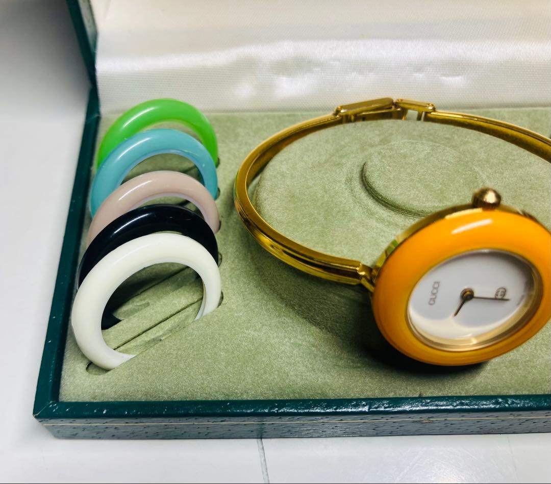 【稼働品】GUCCI チェンジベゼル　時計