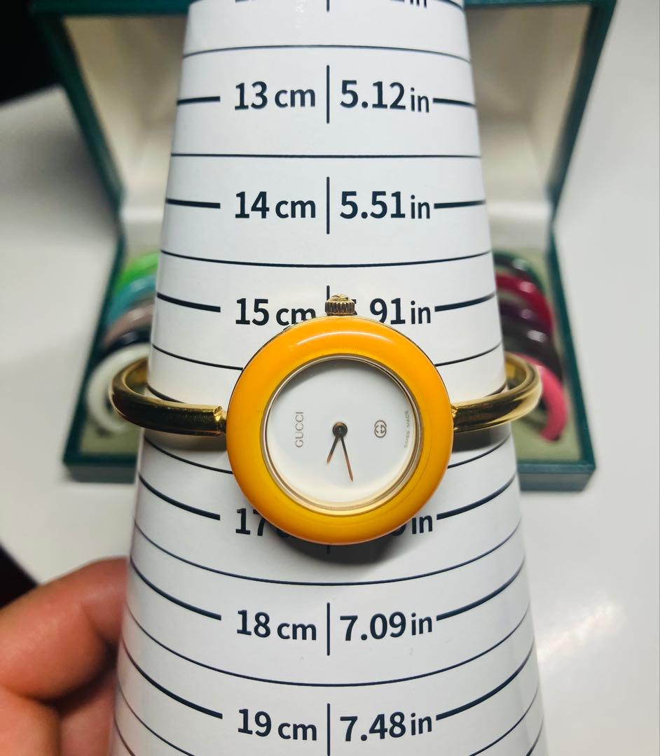 【稼働品】GUCCI チェンジベゼル　時計