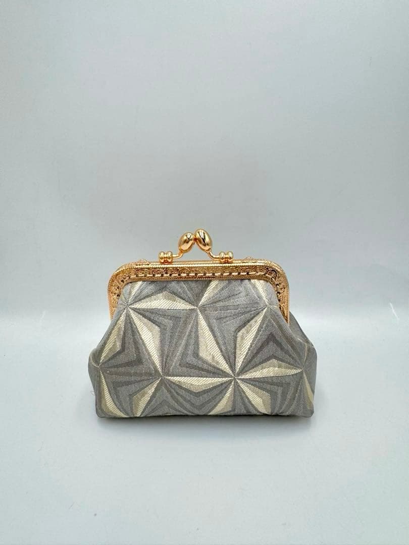 【ハンドメイド】ビッグサイズのがま口バッグ　3way 2点セット　#599