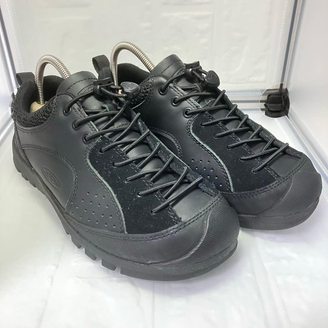 ★美品★KEENキーン ジャスパー ロックスSP オールブラック 26㎝ レザー