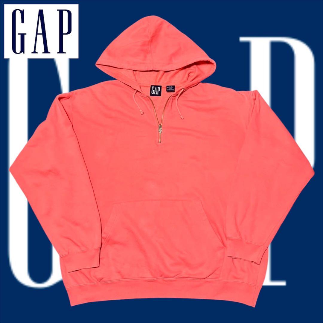 OLD GAP オールドギャップ 90s ハーフジップ スウェット パーカー L