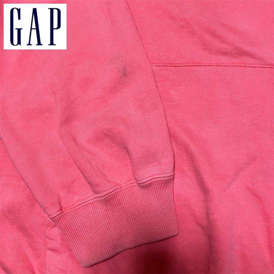 OLD GAP オールドギャップ 90s ハーフジップ スウェット パーカー L