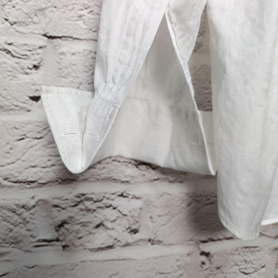 美品・希少■ETRO 総柄 ダブルカフス ロングスリーブシャツ ペイズリー柄