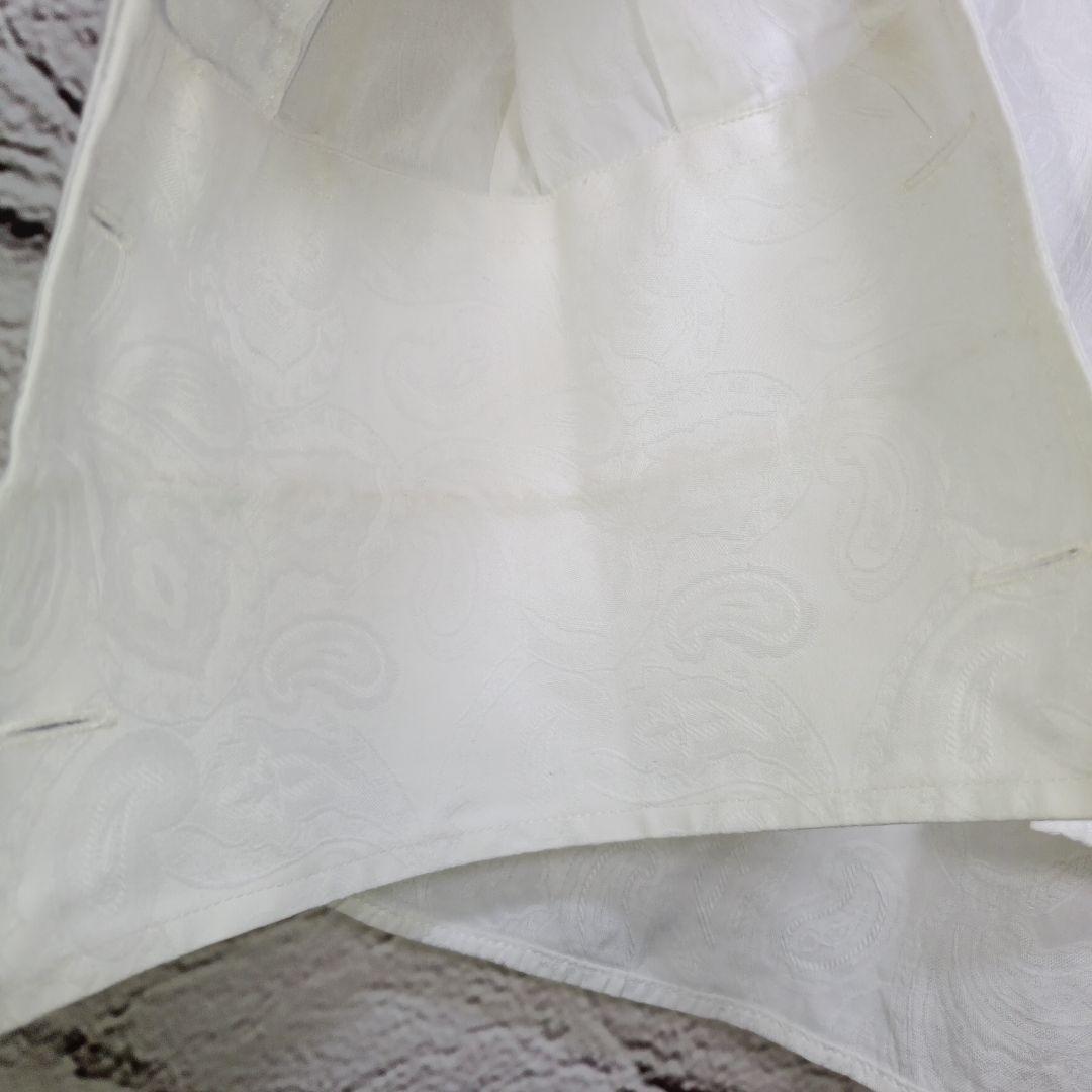 美品・希少■ETRO 総柄 ダブルカフス ロングスリーブシャツ ペイズリー柄