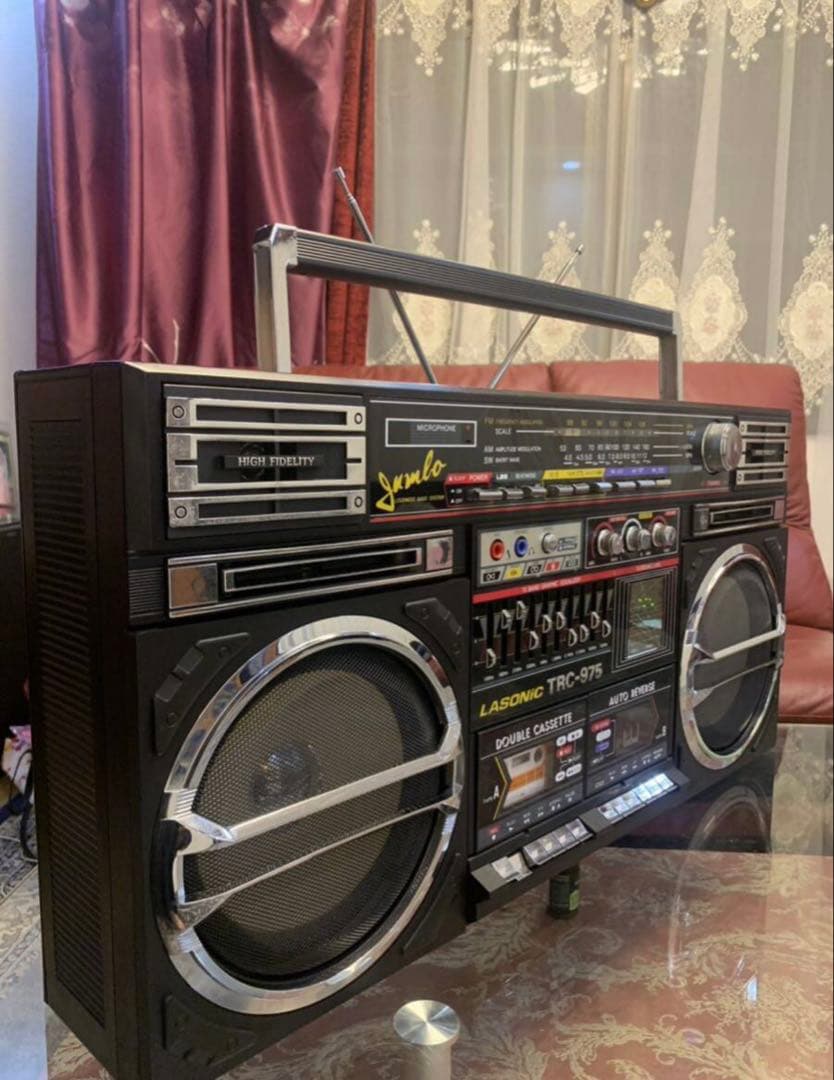 希少LASONIC ラソニックTRC-975 ビッグダブルカセット 中古動作品