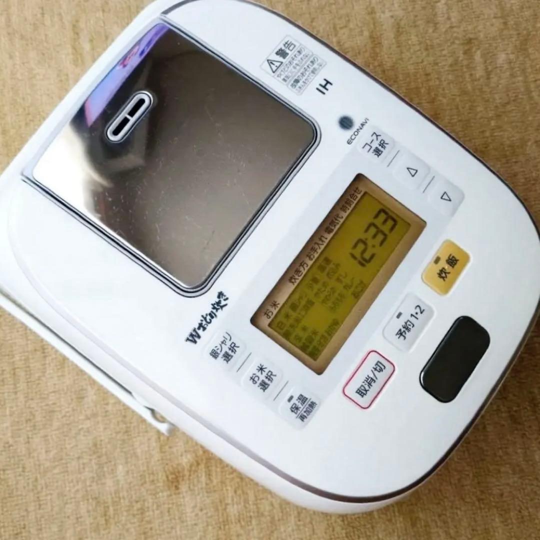 【中古】パナソニック おどり炊き 圧力 IH 炊飯器 SR-PW106