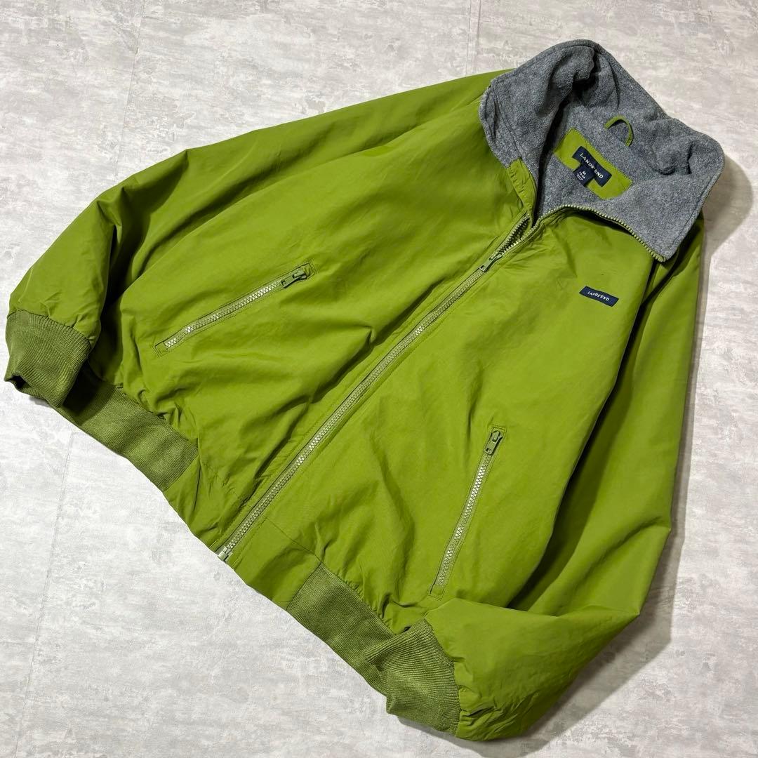 00s LANDS'END ナイロン ウォームアップ スコール ジャケット