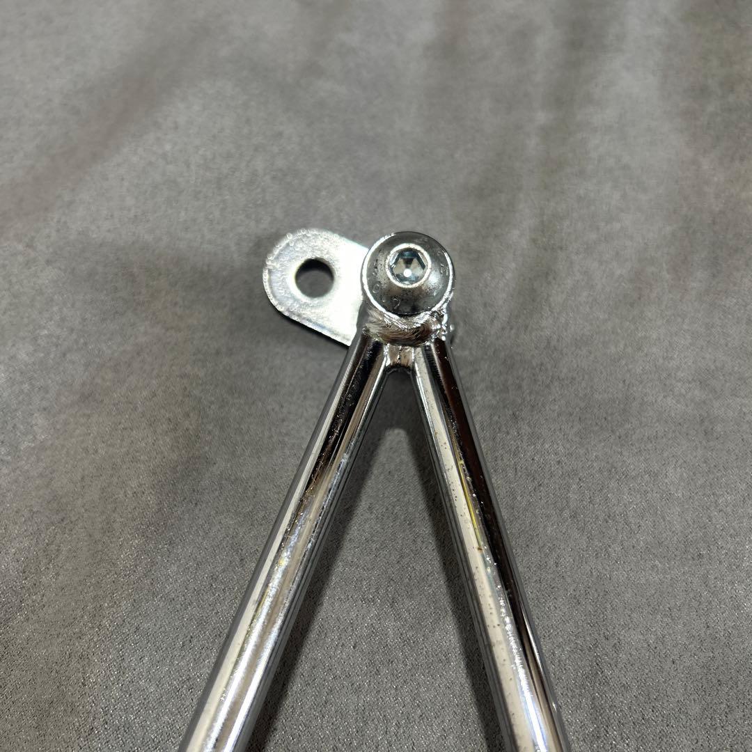 トップケースキャリア リアラック トライアングルサイドバッグサポート ダブル