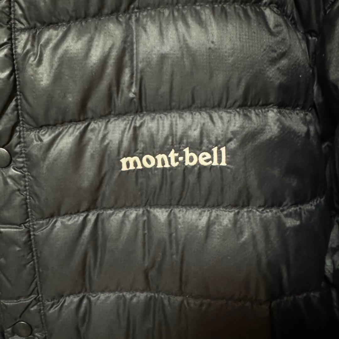 【美品】モンベル　スペリオダウン ラウンドネックジャケット Mサイズ ブラック