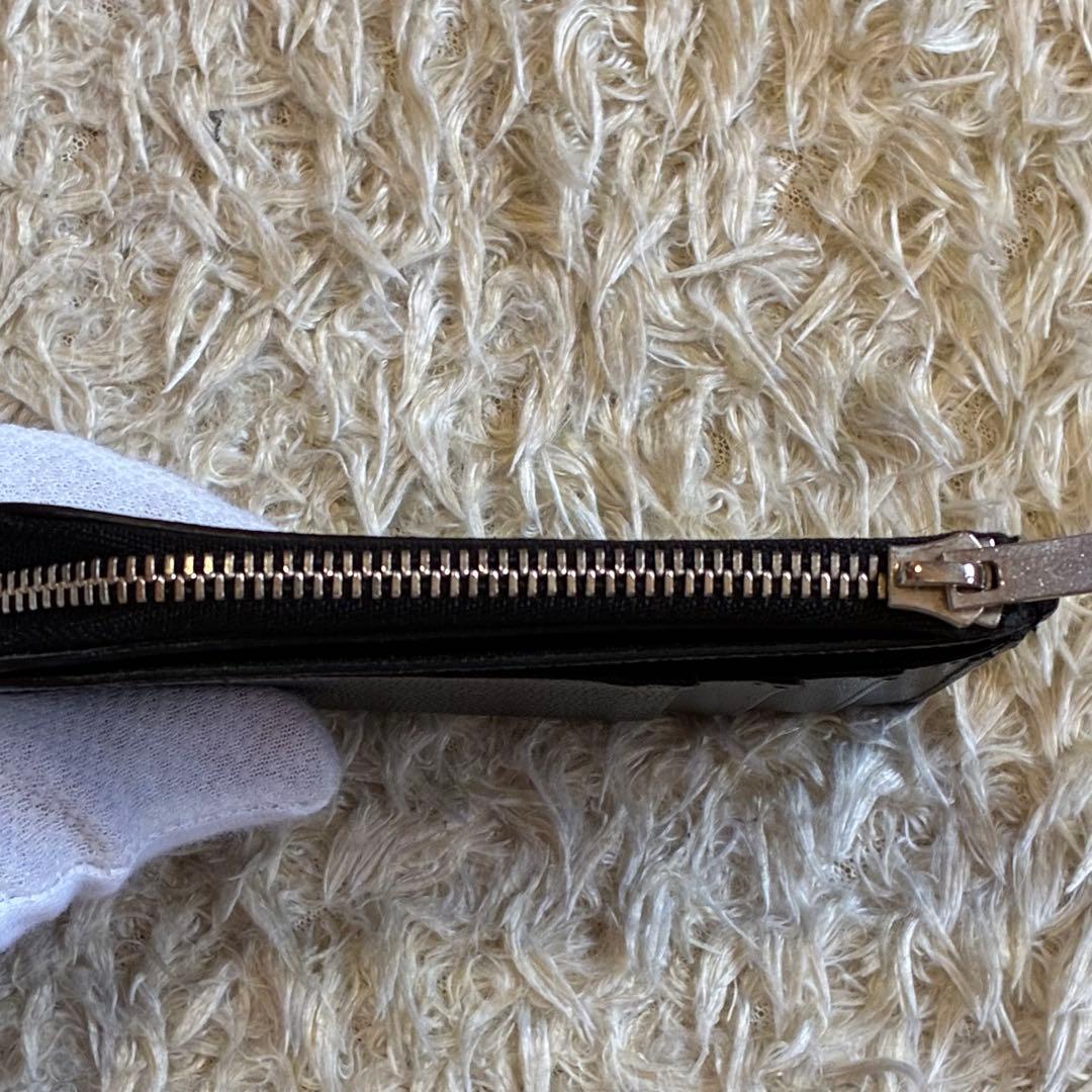 【希少　極美品】ポーター コンパクトウォレット L字ファスナー 黒　プリュム