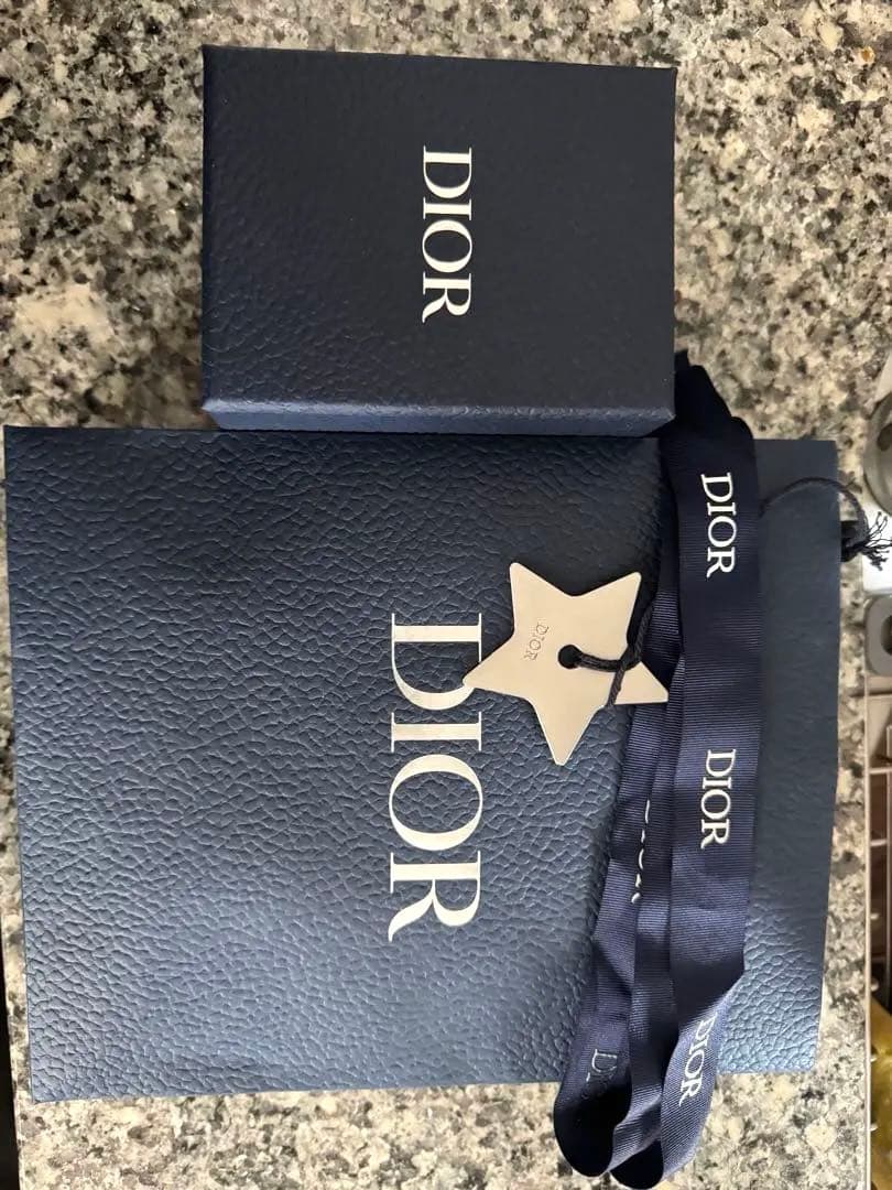 【美品】DIOR CD ICON チェーンリンクネックレス シルバーディオール
