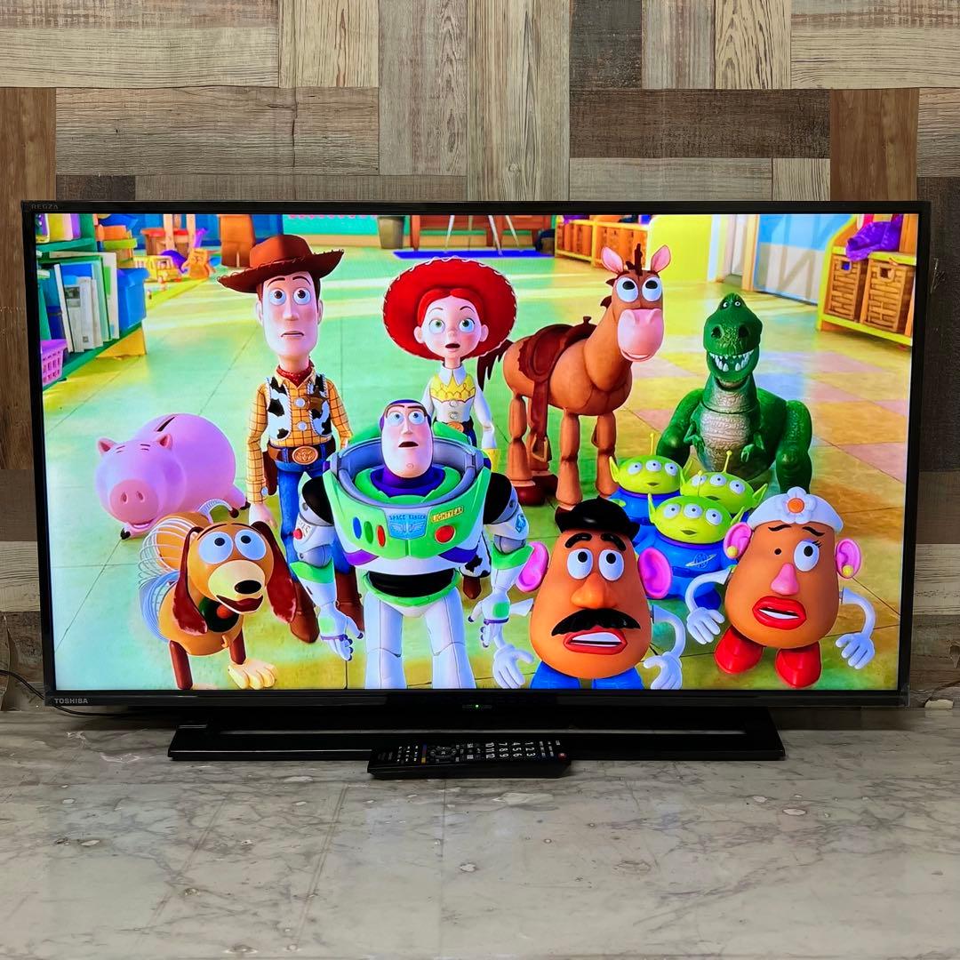 即日受渡❣️全国送料込東芝REGZA40型 液晶テレビ Wチューナー裏番組録画可