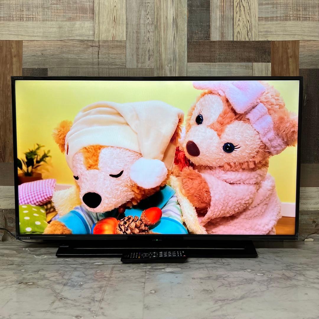 即日受渡❣️全国送料込東芝REGZA40型 液晶テレビ Wチューナー裏番組録画可