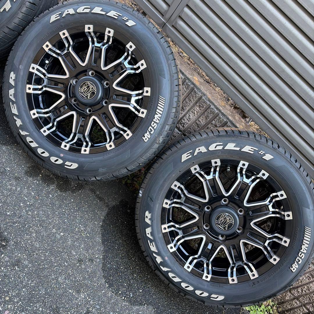 ハイエース200系　ROCK KELLY MX632 タイヤ•ホイール4本セット