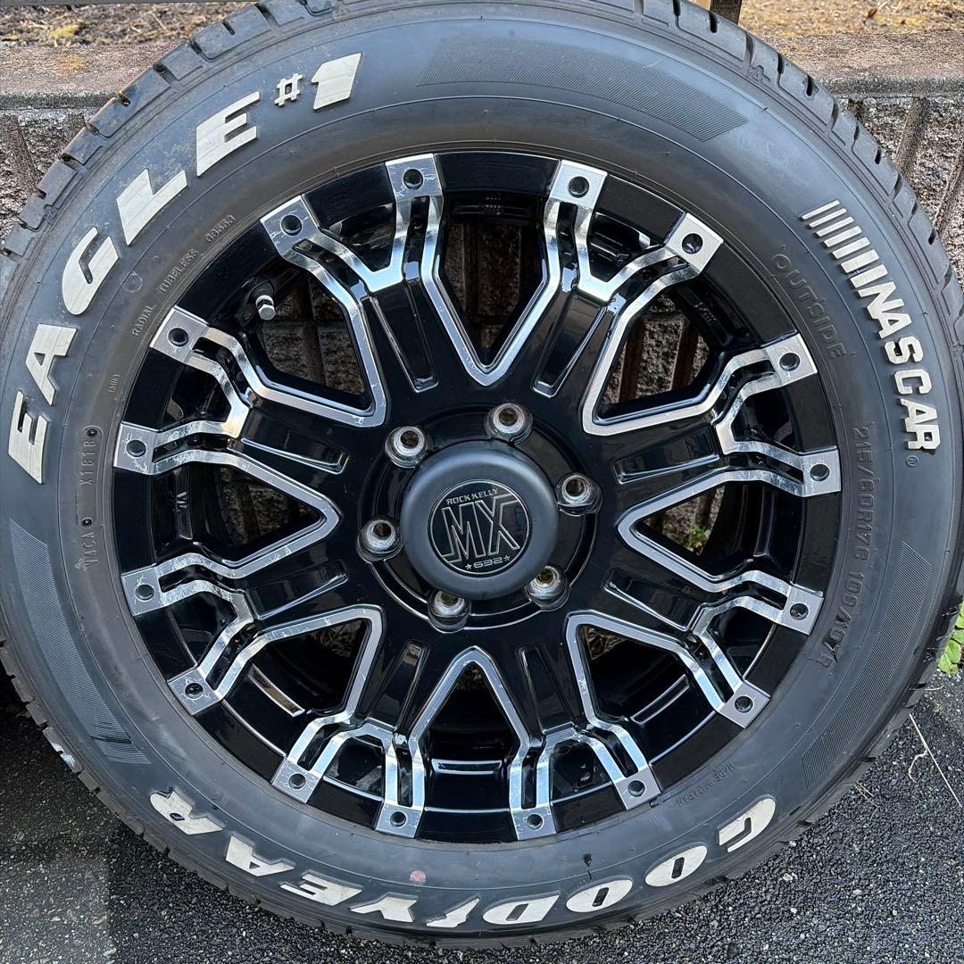 ハイエース200系　ROCK KELLY MX632 タイヤ•ホイール4本セット