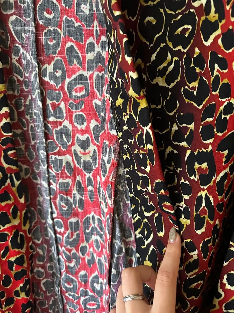 ROBEJAPONICA レオパード柄浴衣・帯　男性用