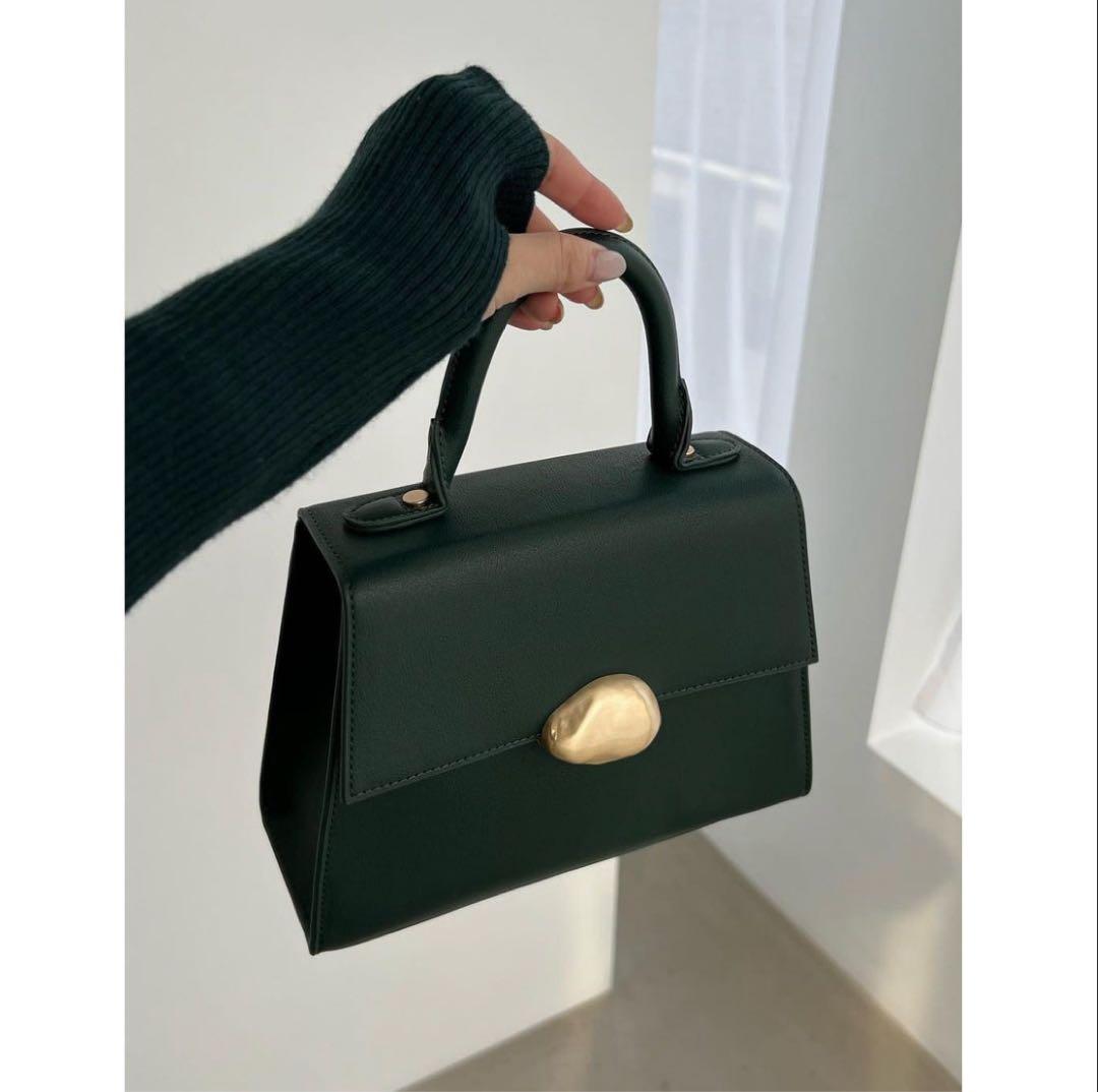 [新品未使用]anuans モチーフ付きミニハンドルバッグ