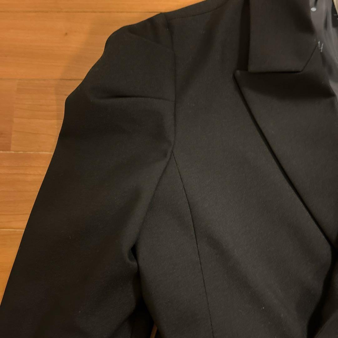 【美品】 HOWDY.ハウディ ジャケット パフスリーブ フリーサイズ ブラック