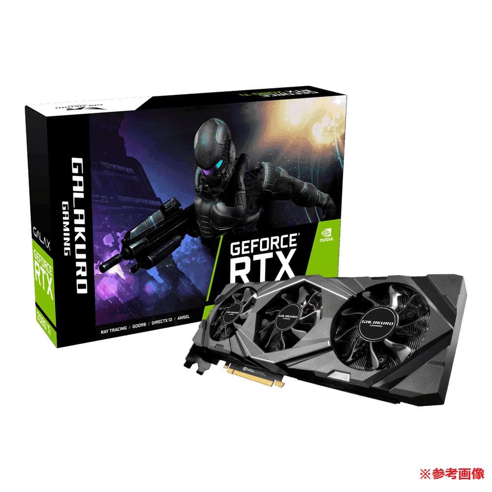 【送料込】中古 玄人志向 GG-RTX2080Ti-E11GB/TP