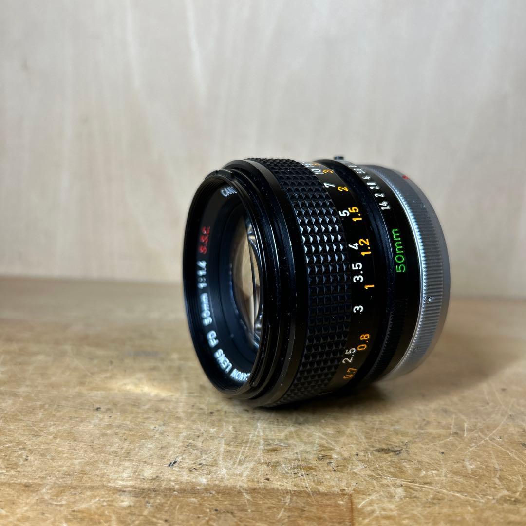Canon A-1+FD 50mm f1.4 S.S.C 完動極美品