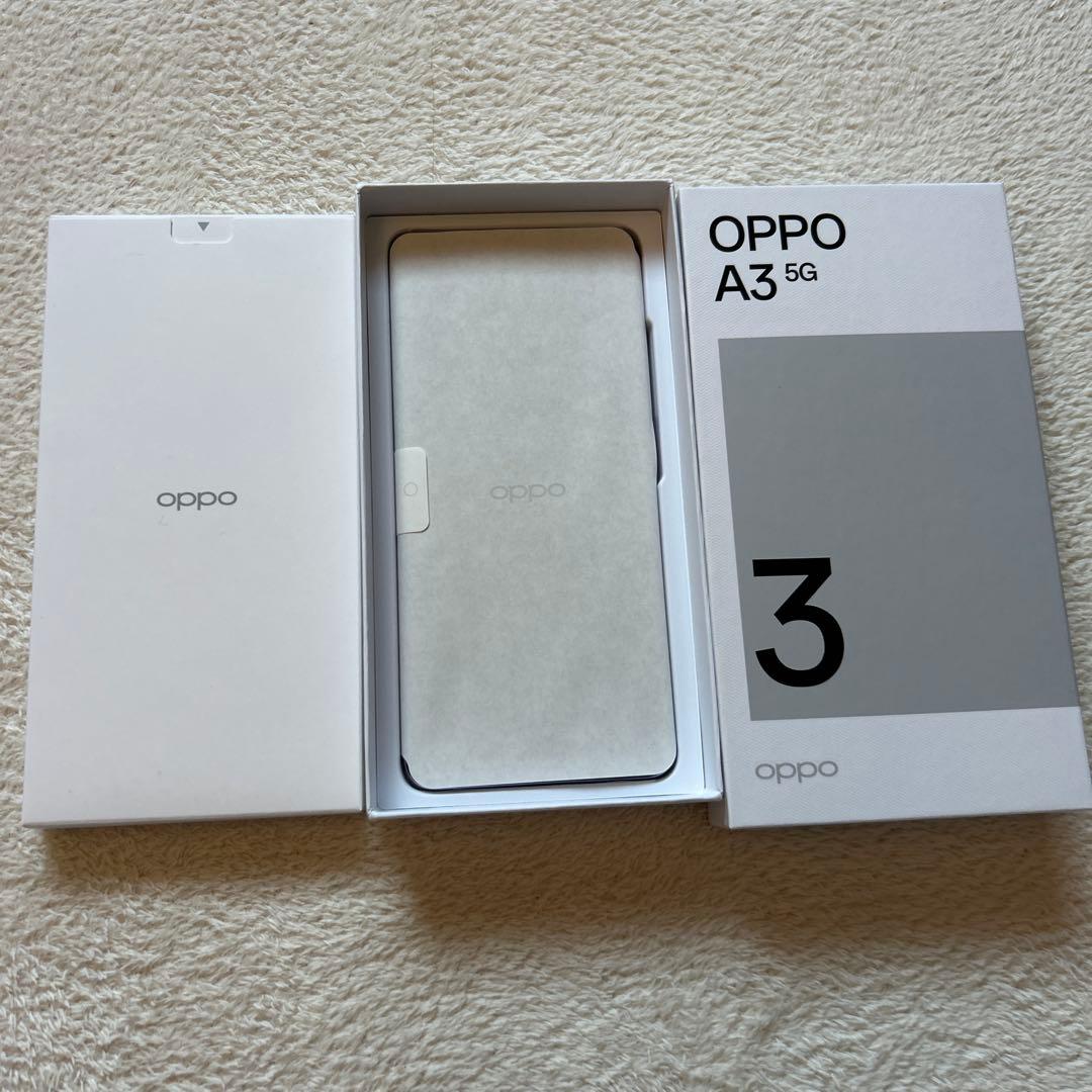 スマートフォン OPPO A3 5G 本体 開封済み 未使用品
