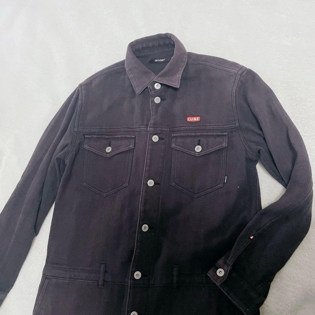 キューン　CUNE オールインワン　グレー　うさぎ　つなぎ　古着　ベリーボーン