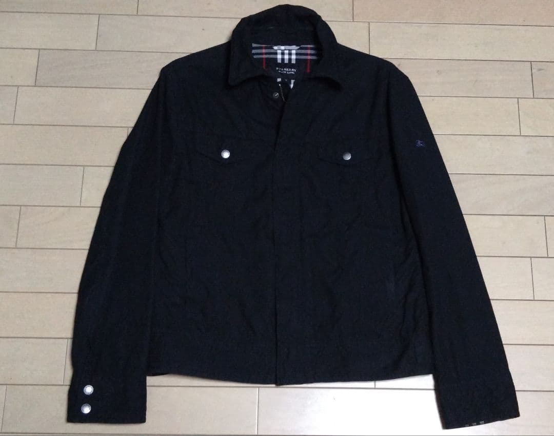 美品■BURBERRY バーバリー ブラックレーベル トラッカージャケット■2
