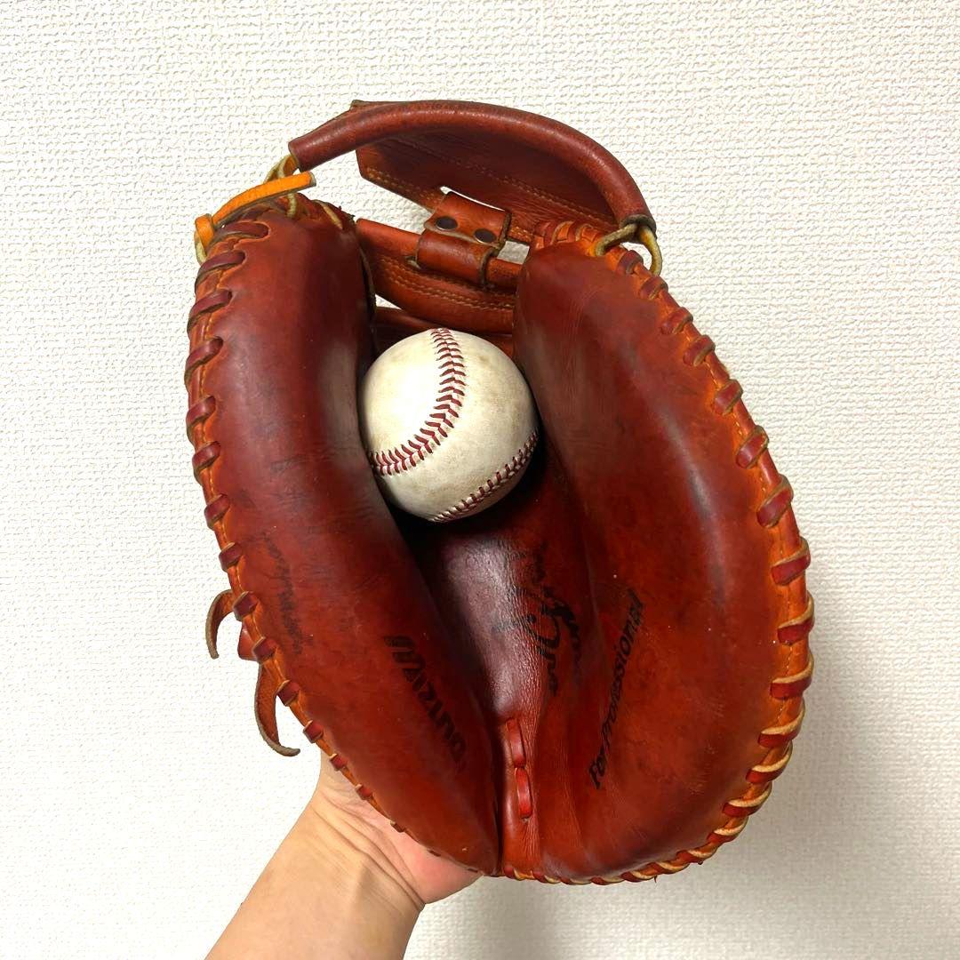 710 プロ実施用 種茂雅之選手 硬式 キャッチャーミット