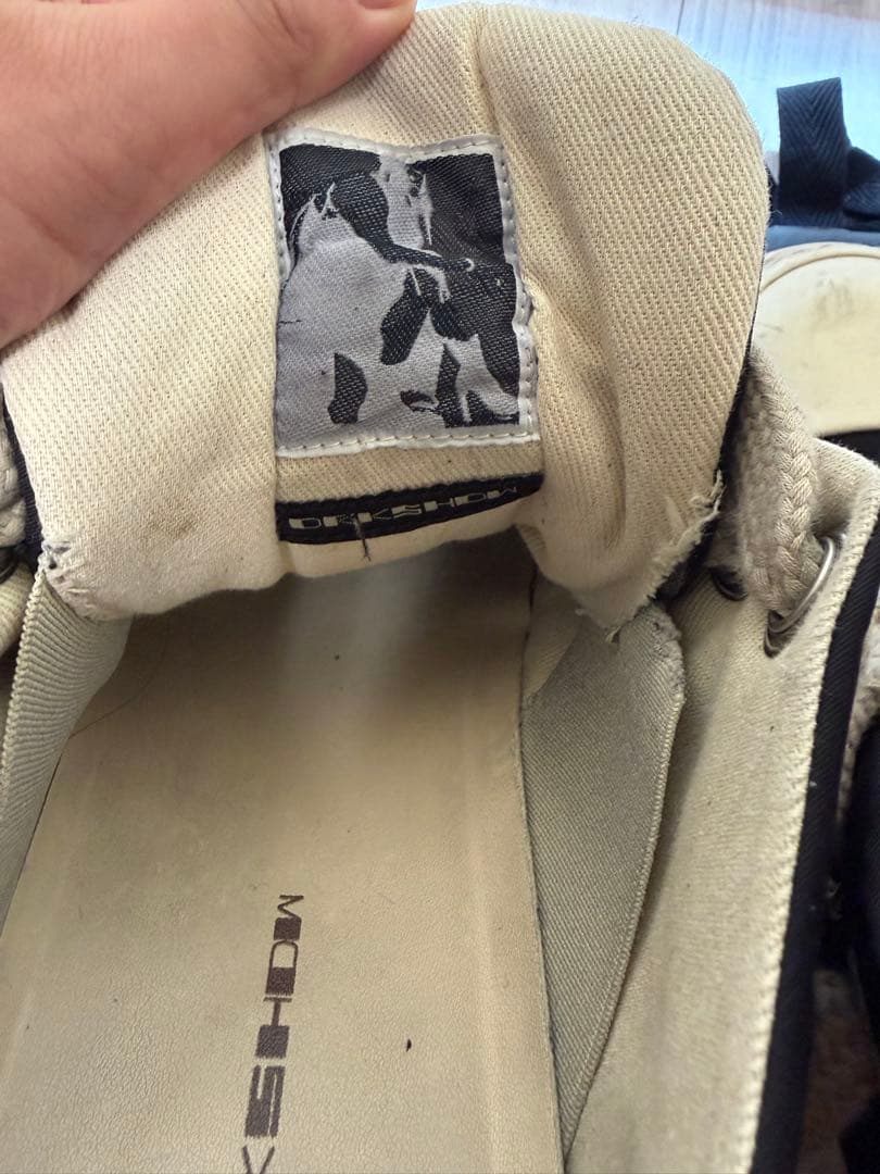 靴 rick owens drkshdw jumbo laces abstra