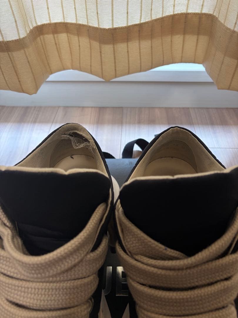 靴 rick owens drkshdw jumbo laces abstra