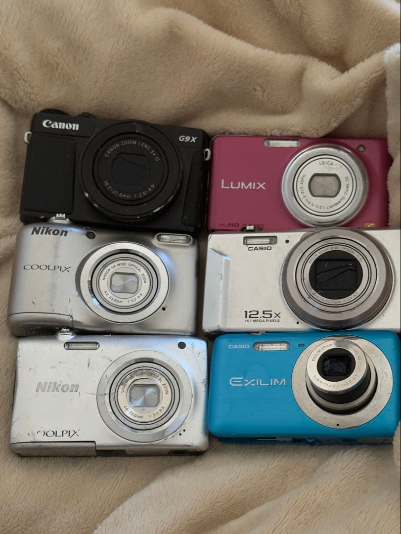 デジタルカメラ 6台 まとめ 動作未確認 ジャンク