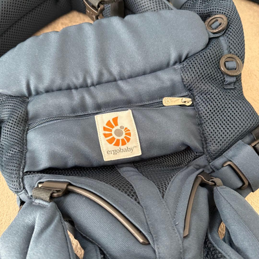 お値下げ‼︎【美品】エルゴ ベビー OMNI360 抱っこ紐 ミッドナイトブルー