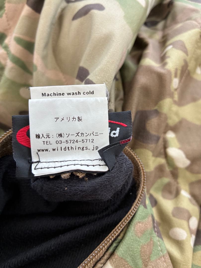 【MADE IN USA】WILD THINGS プリマロフトジャケット 迷彩