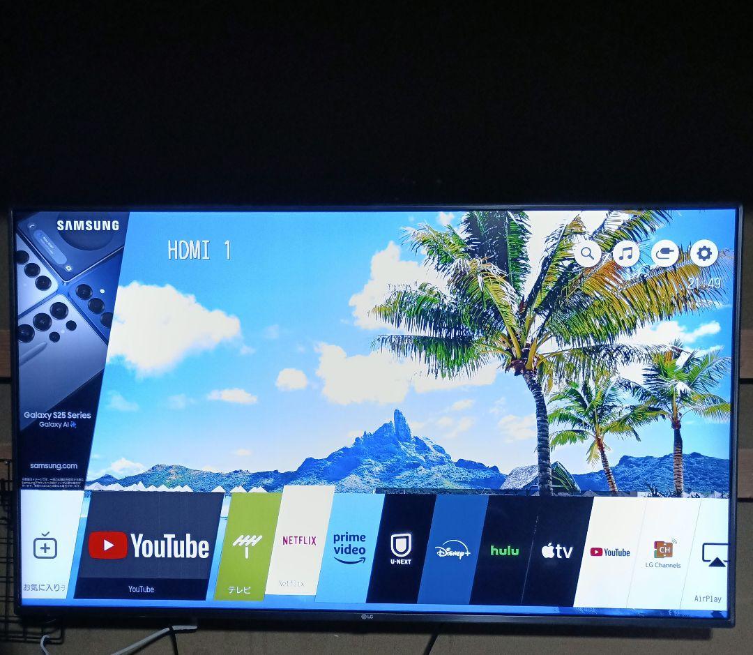 LG 55V型 55UK6500EJD 4K液晶テレビ