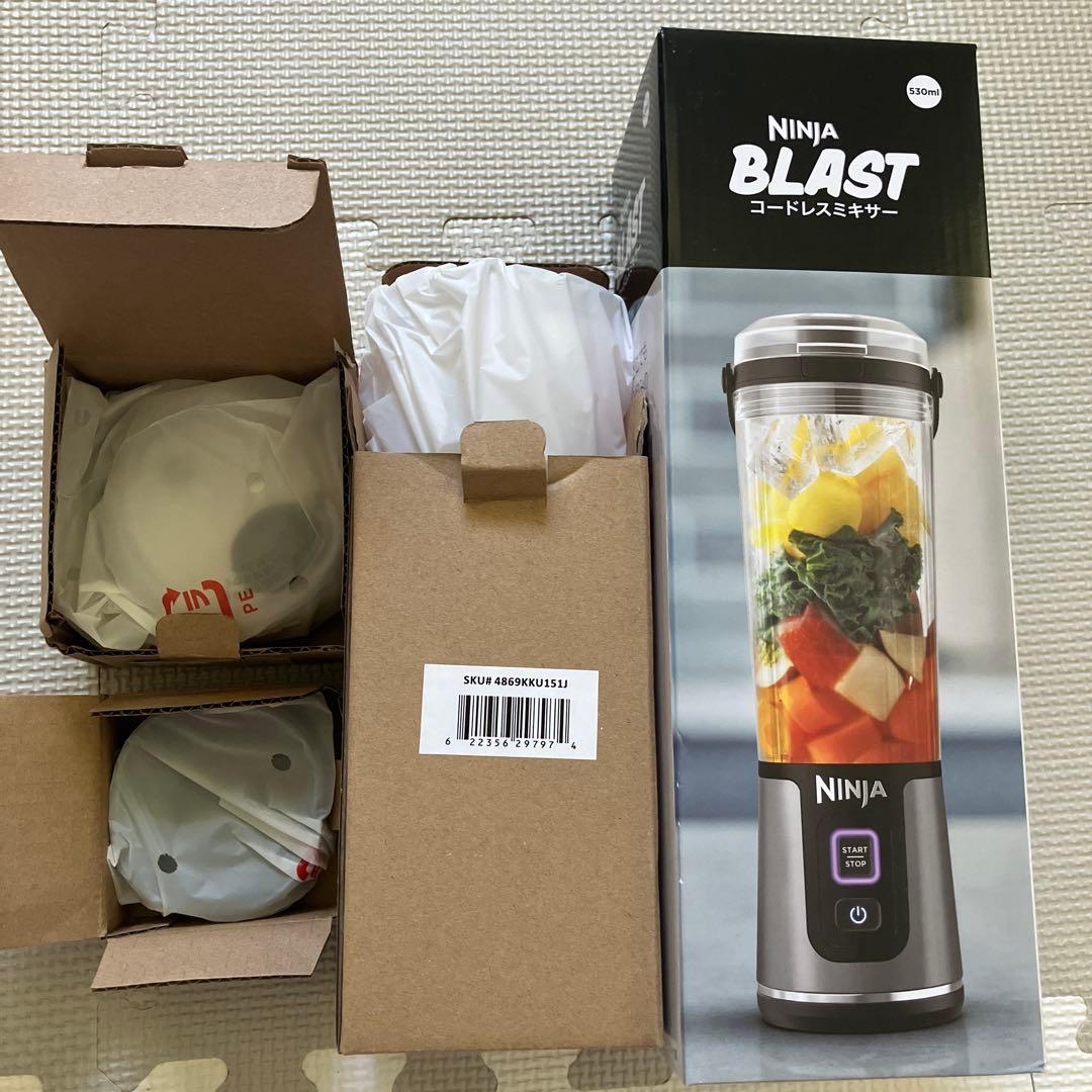 Ninja BC151JBK 30 キッチン家電 コードレスミキサー　黒