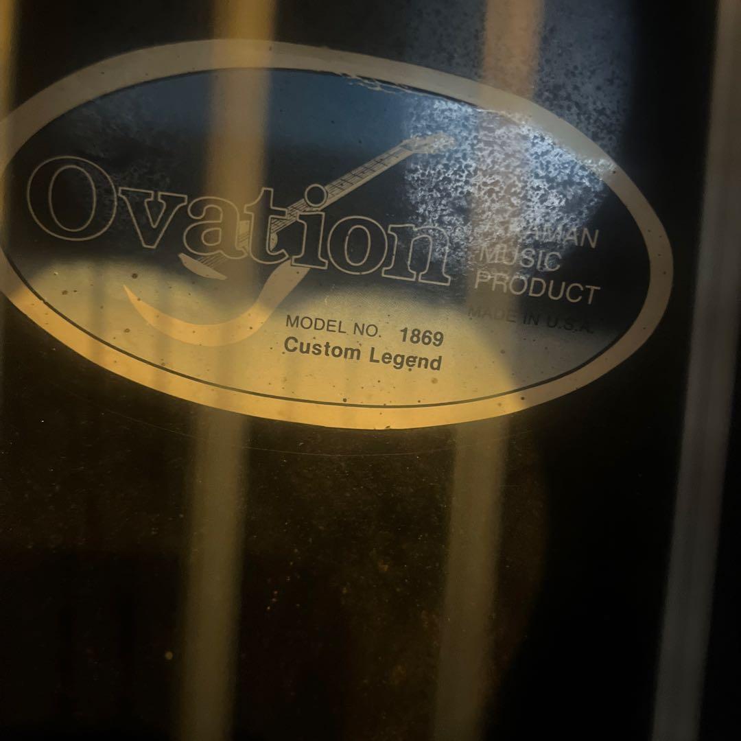 Ovation 1869 Custom Legend アコースティックギター