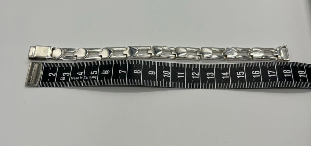 グッチ GUCCI オープンスクエアリンクブレスレット SV925 ヴィンテージ