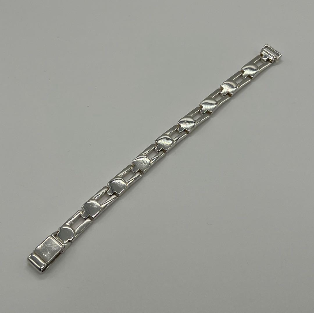 グッチ GUCCI オープンスクエアリンクブレスレット SV925 ヴィンテージ