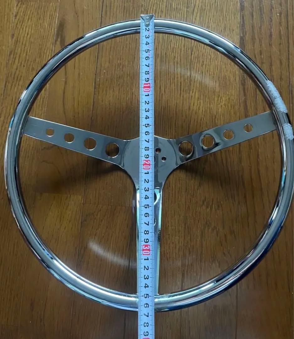 グラントステアリング　メッキ　アメ車　ホットロッド　　カスタムカー