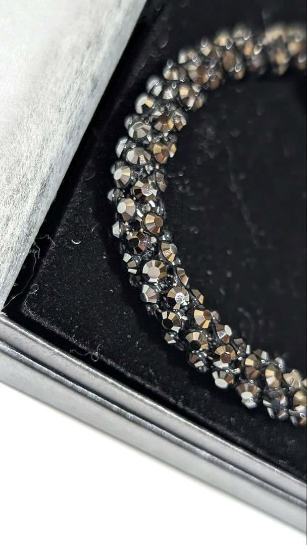 カ*ズ様 #LUV ハッシュタグラブ ブレスレット 7mm ブラック系 GACK