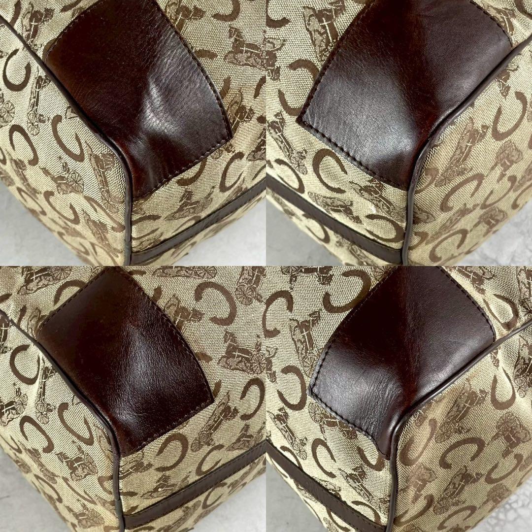 バッグ Celine Macadam Carriage Boston Bag