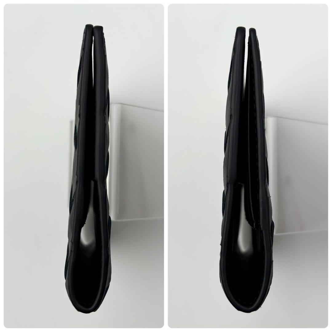 新品未使用 ボッテガヴェネタ イントレチャート パスポートケース パスケース 黒